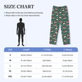 thumbnail image 4 of Vsdgher Santa Hat Joy Green Festive Mens Pajama Pants Sleep & Lounge Pants, PJ Pants-Small, 4 of 6