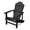 Black, variant on GONICHA Adirondack Chair,All-Weather Poly Lumber Fire Pit Chair for Patio Garden,Red