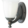 thumbnail image 5 of Victorian Collection One-Light Venetian Bronze White Opal Glass Farmhouse Bath Vanity Light, 5 of 7