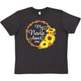 thumbnail image 3 of Inktastic My Nana Loves Me with Sunflower Wreath Youth T-Shirt, 3 of 5