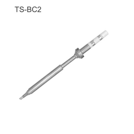 

Feiruifan TS K/KU/BC2/C4/D24/B2/I/ILS/C1/JL02 Soldering Iron Tip Internal Heating Fast Heating Copper Unleaded Replacement Soldering Tip for Electronic Production TS100