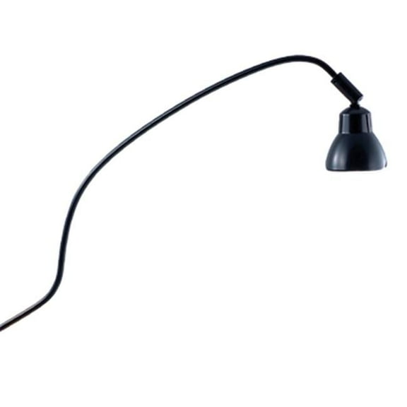 Jesco Lighting ALCR011-BKBK Low Voltage Series 011 with 18 in. Steel Arm Black Finish