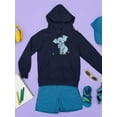 thumbnail image 3 of Standing Elephant Hoodie Juniors -Image by Shutterstock,  Large, 3 of 4