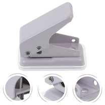 OUNONA Manual Paper Single Hole Puncher Office Loose Leaf Punch Adjustable Hole Punch for Office