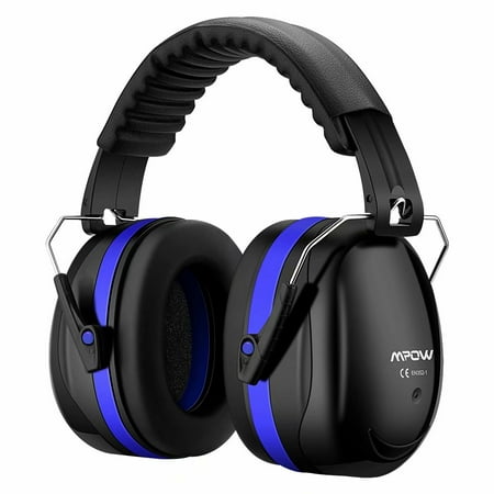 Mpow [Upgraded] Noise Reduction Safety Ear Muffs, SNR 36dB Shooting Hunting Muffs, Hearing Protection with A Carrying Bag, Ear Defenders Fits Adults To Kids with Twist Resistant Headband-Dark
