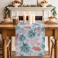 thumbnail image 2 of Table Runner 72 Inches Long for Kitchen Dining, Green Red Coral Dresser Scarf Farmhouse, Dining Table Decorations for Wedding/Parties, Coastal Nautical Summer Beach 16 x 72 In, 2 of 8