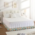 thumbnail image 1 of Non Slip Lace Bed Skirt Elastic Drooping Bed Skirt Hotel Style Bed Skirt Suitable For Home Hotel Spring Mattress, 1 of 6