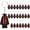 Black Red, variant on 24 PCS Class of 2026 Graduation Keychain 2026 Graduation Gifts Gown Key Ring Graduation Party Favors for High School Senior College Accessories