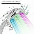 thumbnail image 3 of New Led Light Up Bathroom Shower Head Automatically Hydropower 7 Colors Changing, 3 of 6