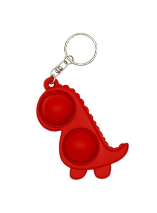 Z395 Cute Red Style Ladybug Heart Lily Charms Key Ring Keychain 
