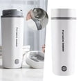 thumbnail image 2 of THLKIF 350ml/11.8oz Travel Small Stainless Steel Electric Kettle, Portable Water Boiler with Auto Shut Off, One Cup Hot Water Maker for Tea, Coffee, Travel, Office, Home, 2 of 7