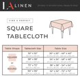 thumbnail image 3 of LA Linen TCpop58x58-PinkLgtP37 Polyester Poplin Square Tablecloth, Light Pink - 58 x 58 in., 3 of 4
