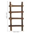 thumbnail image 2 of AURARMLET Landscape Rattan Ladder for Indoor Decor Rustic Charm Photography Props 2Pcs 11.8X3.9X0.8in, 2 of 6