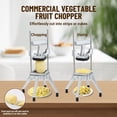 thumbnail image 4 of Yeshouse Picadora y cortadora de verduras manual comercial, de aluminio resistente, estilo prensa vertical, ideal para papas, cebollas, tomates y frutas, 4 of 6