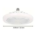 thumbnail image 4 of OUSITAID Socket Fan Light With Remote  Enclosed Screw In Bladeless Mini Ceiling Fan 8.86 In Dimmable For Kitchen Bedroom Washroom Laundry Room Small Spaces Circulating Air, 4 of 7