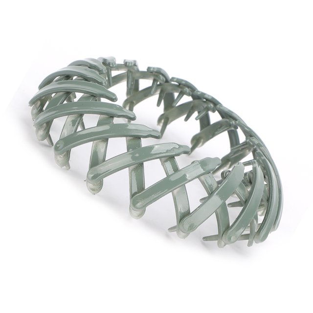 Pince à Cheveux en Forme d'Oiseau Extensible, Dents pour Adhérence, Simple & Élégante, Plastique, Accessoires pour Chignon & Queue de Cheval