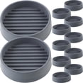 thumbnail image 1 of 12 pcs muebles de muebles tazas de ruedas de rueda tazas de remolino de pierna muebles rodantes tapones de las ruedas, 1 of 5