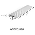 thumbnail image 3 of Bingirl 1in Rise Threshold Ramps for Doorways Portable Door Ramps 700 Lbs Capacity Adjustable Aluminum Entry Ramp for Wheelchairs Scooters Walkers and Power Chairs, 3 of 10