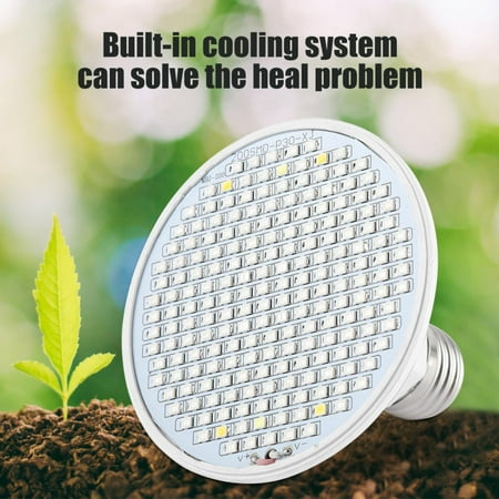 

OTVIAP Growing Light 200 LED E27 Bulb Plant Growing Lamp Indoor Shed Plants Full Spectrum Grow Light Plant Growing Light
