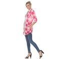 thumbnail image 4 of White Mark Women's Light Weight Plaid Print Tunic with Pockets, 4 of 6