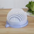 thumbnail image 1 of Salad Cutter Bowl Cuts Fruit Vegetable Chopper Salad Slicer Maker, Make In 60 Seconds, Kitchen Tools, 1 of 5