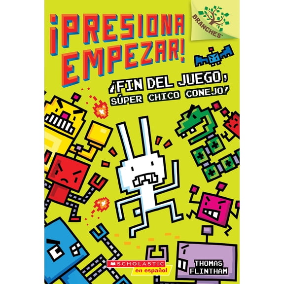 Pre-Owned ¡Presiona Empezar! #1: ¡Fin del Juego, Súper Chico Conejo! (Game Over, Super Rabbit Boy!): Volume 1 (Paperback) 1338159070 9781338159073