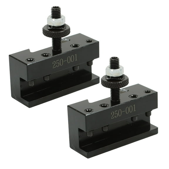 findmall 2PCS OXA #1 250-001 Quick Change Turning Facing Tool Post Holder For Lathe CNC