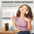 thumbnail image 6 of Pocket Radio AM FM, Mini Portable Radios, Transistor Radios with USB-C Charging& Battery Operated, Excellent Reception& Clear Speaker and Headphone Jack, Back Clip, Flashlight for Senior and kids, 6 of 6