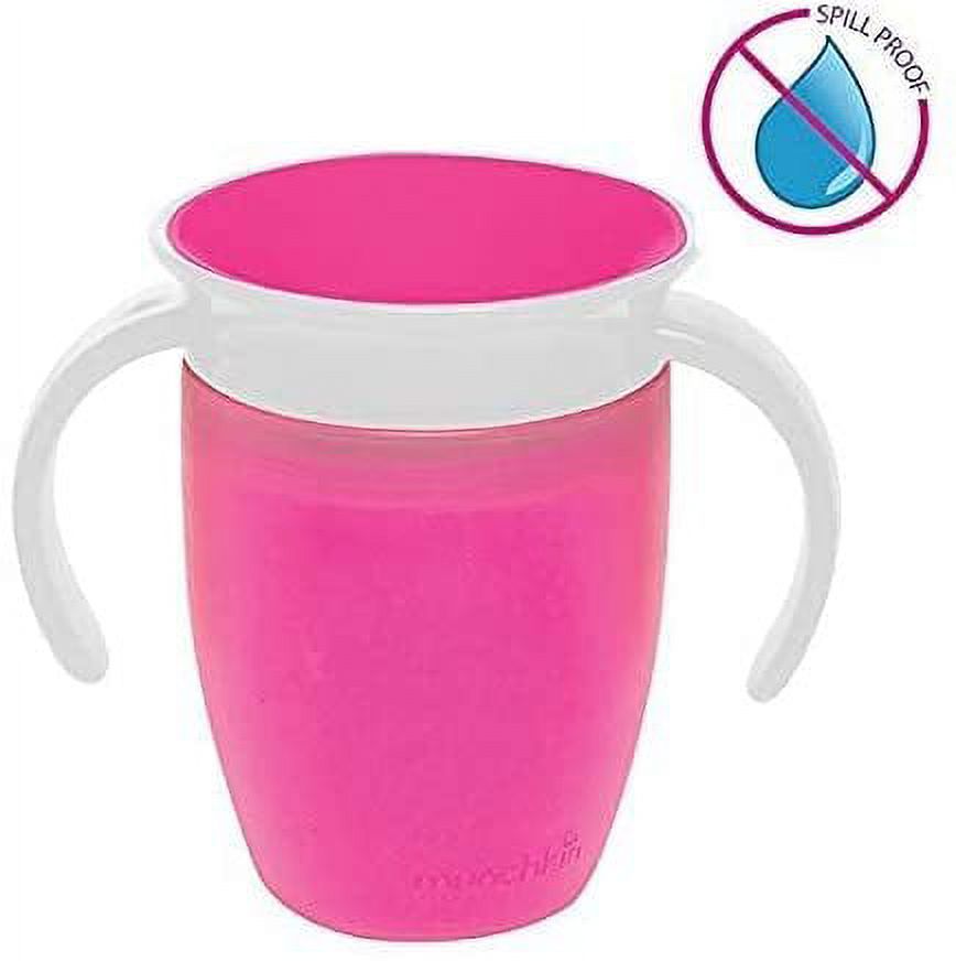 Munchkin Miracle 360 Trainer Cup, Pink/Blue, 7 Ounce, 2 Count