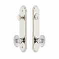 thumbnail image 4 of Grandeur Arc Tall Plate Single Cylinder One Piece Knobset with Biarritz Knob, 4 of 6
