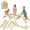 Yellow-7-in-1, variant on 7in1 Foldable Baby Climbing Toys,Wooden Climbing Set with Arch&Ramp&Ladder,Baby Climber Indoor Jungle Gyms for Christmas New Year Gift