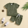 thumbnail image 2 of Sngxgn Children's Place baby-girls And Toddler 2 Piece Outfit, Long Sleeve Top and Pant Set(Green,18M), 2 of 6