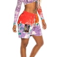thumbnail image 3 of Bermuda Grimey "Liveution Magic 4 Resistance" Tie Dye Unisex violeta M Grimey GSS143-TDE, 3 of 3