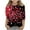 TCJX4-Red, variant on VKOYWKM Girls Valentine's Day Shirts Heart Print Tops 3/4 Sleeve Crew Neck Romantic Tees Cute Tie Dye T-Shirts
