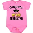 thumbnail image 3 of Inktastic Congrats My Dad Graduated with Cap Boys or Girls Baby Bodysuit, 3 of 5