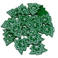 thumbnail image 2 of Luzkey 6x25 Pieces Wood Snowflake Christmas Buttons Embellishment 30x29cm Christmas Tree 6 Pcs, 2 of 6