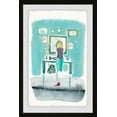 thumbnail image 2 of Aqua Wall Framed Painting Print, 2 of 6