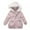 Pink, variant on Girls Snowsuit Snow Children Hoodie Jacket Winter Thick Outwear Warm Zip Girls Kids Coats Girls Coat&Jacket