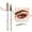 Black Brown, variant on 4 Tip Eyebrow Pencil with Spoolie Brush, Hair Like Brow Pen for Natural Looking Brows, Long Lasting Eyebrow Makeup for Filling Shaping Defining Brows.(Light Brown)