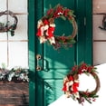 thumbnail image 1 of TIMIFIS Hanging Ring Christmas Wreath Christmas Decoration Scene Placement Red Hanging Door Wreath Dress up Home Holiday Window Props Conform to Christmas Theme Home Decoration, 1 of 7