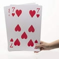 thumbnail image 1 of Jumbo Playing Cards - Full Deck Poker - Giant Cards Fun for All Ages! - Size 8.5 x 11 Inches, 1 of 5