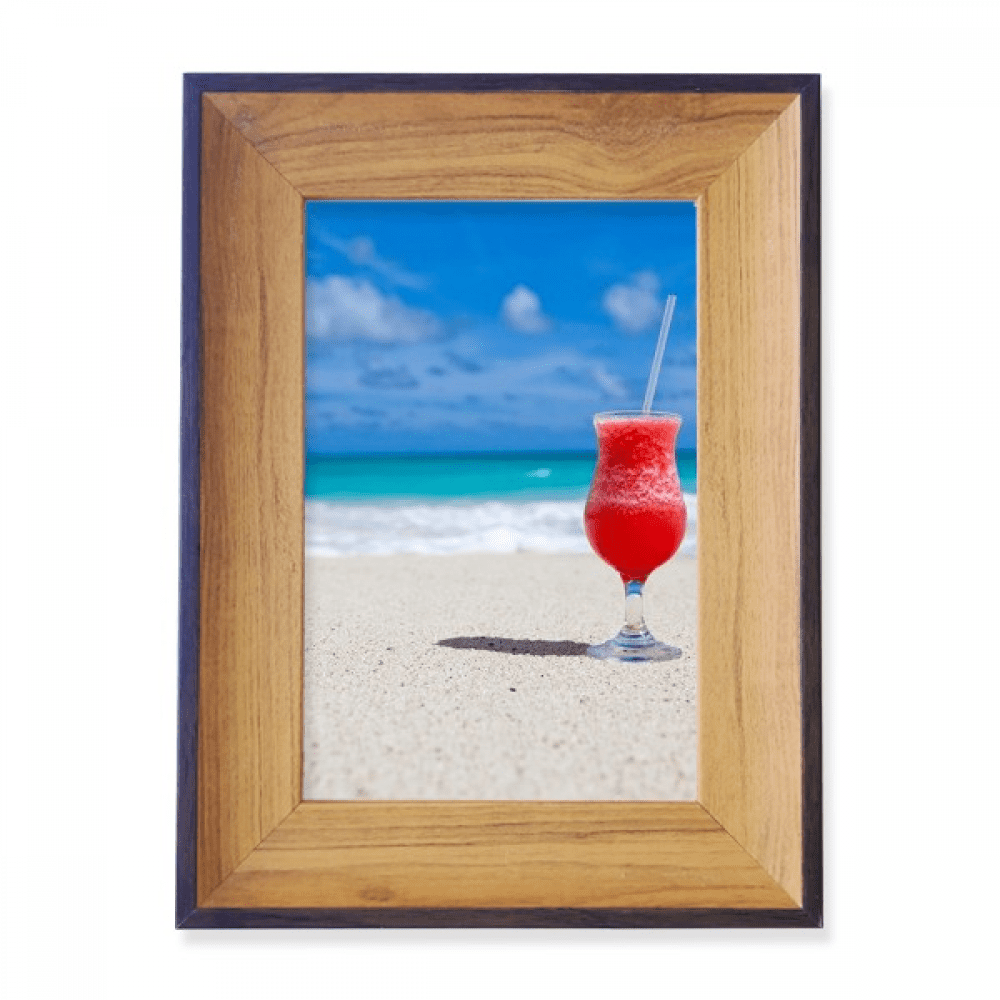 Ocean Sand Beach Watermelon Juice Picture Photo Frame Exhibition Display Art Desktop Painting picture