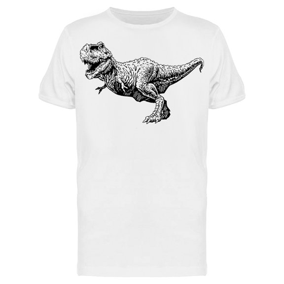 Angry Dinosaur T-Shirt Men -Image by Shutterstock, Male Large
