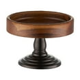 thumbnail image 3 of deevoka Wood Cake en Serving Tray Cake Display Stand for Party Home Wedding S, 3 of 9