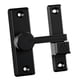 thumbnail image 2 of Cerradura de seguridad para puerta con pestillo abatible de doble propósito de 90 y 180 grados. Negro, 2 of 9