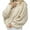 Beige, variant on UAMVSH Long Cardigan Sweaters for Women Soft Button down Long Lantern Sleeve Outerwear Comfy V-Neck Collared Tops Jackets(Medium,Beige)