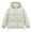 Khaki, variant on Men Puffer Jacket Winter Warm Thick Hooded Puffer Coat Zip Up Baggy Down Outerwear Relaxed Fit Padded Loose Casual Jackets for Men Black L