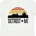 thumbnail image 4 of Inktastic Detroit Michigan Skyline Retro Boys or Girls Toddler T-Shirt, 4 of 5