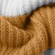 thumbnail image 4 of HongQid Sweaters for Women Crewneck Striped Cute Color Block Fall Winter Knitted Pullover Tops, 4 of 8