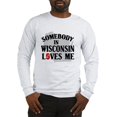 thumbnail image 1 of CafePress - Somebody In Wisconsin Long Sleeve T Shirt - Unisex Cotton Long Sleeve T-Shirt, 1 of 1
